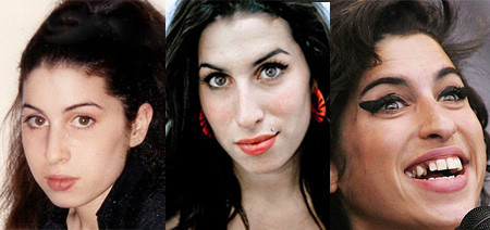 La cara de Amy Winehouse antes y ahora