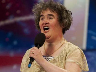 Susan Boyle cantando en televisión
