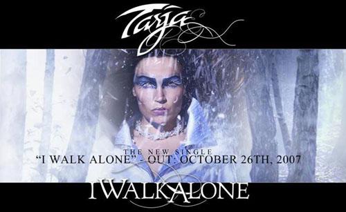 Imagen promocional del nuevo single de Tarja Turunen: I walk alone (estreno 26-10-07)