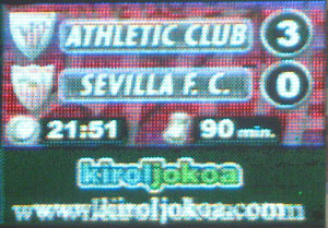 Athletic 3 - Sevilla 0