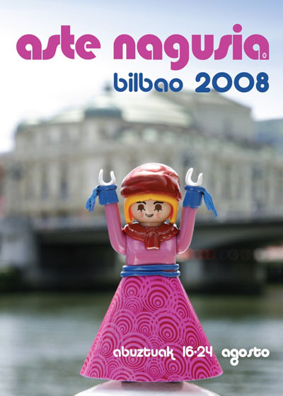 Cartel de la Aste Nagusia 2008 Bilbao, Semana Grande