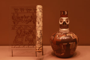 Bol y hueso grabado, Nazca