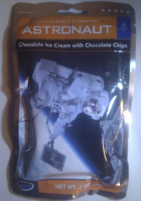 Helado de chocolate que comen en la ISS