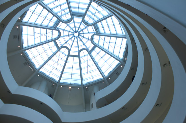 Atrio interior del Museo Guggenheim New York
