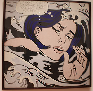 Drowning Girl, de Roy Lichtenstein