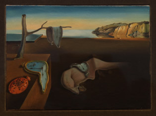 Salvador Dalí: La persistencia de la memoria (Los relojes blandos)