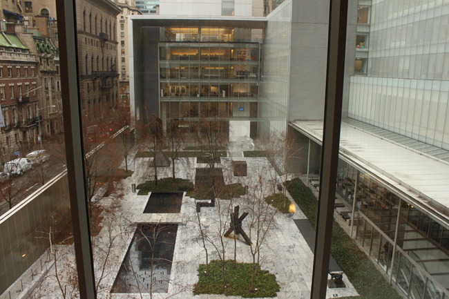 Vista aérea del Jardín de Esculturas del MOMA