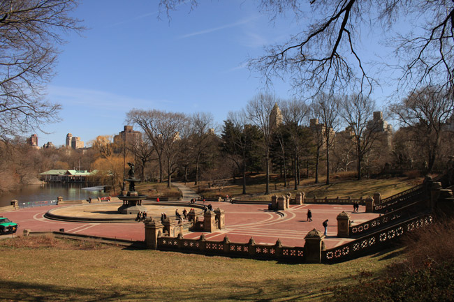 Plaza típica de Central Park