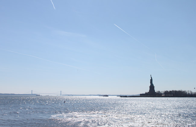 Estatua de la Libertad desde el ferry