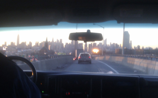 Primera vista del Skyline de Manhattan